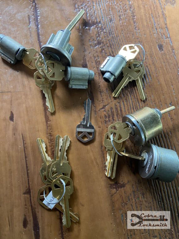 Locks rekey for a local apartment complex in Georgetown TX