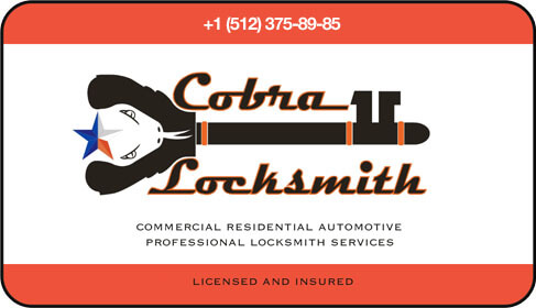 Cobra Locksmith LLC business card