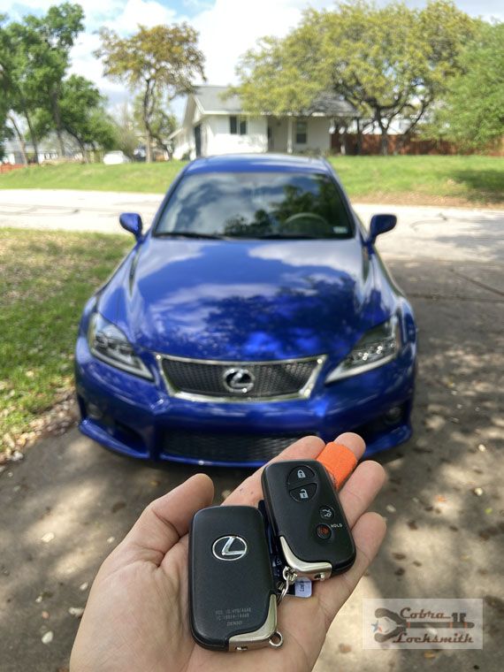 Lexus IS new smart key added for our new customer in ATX (2020)