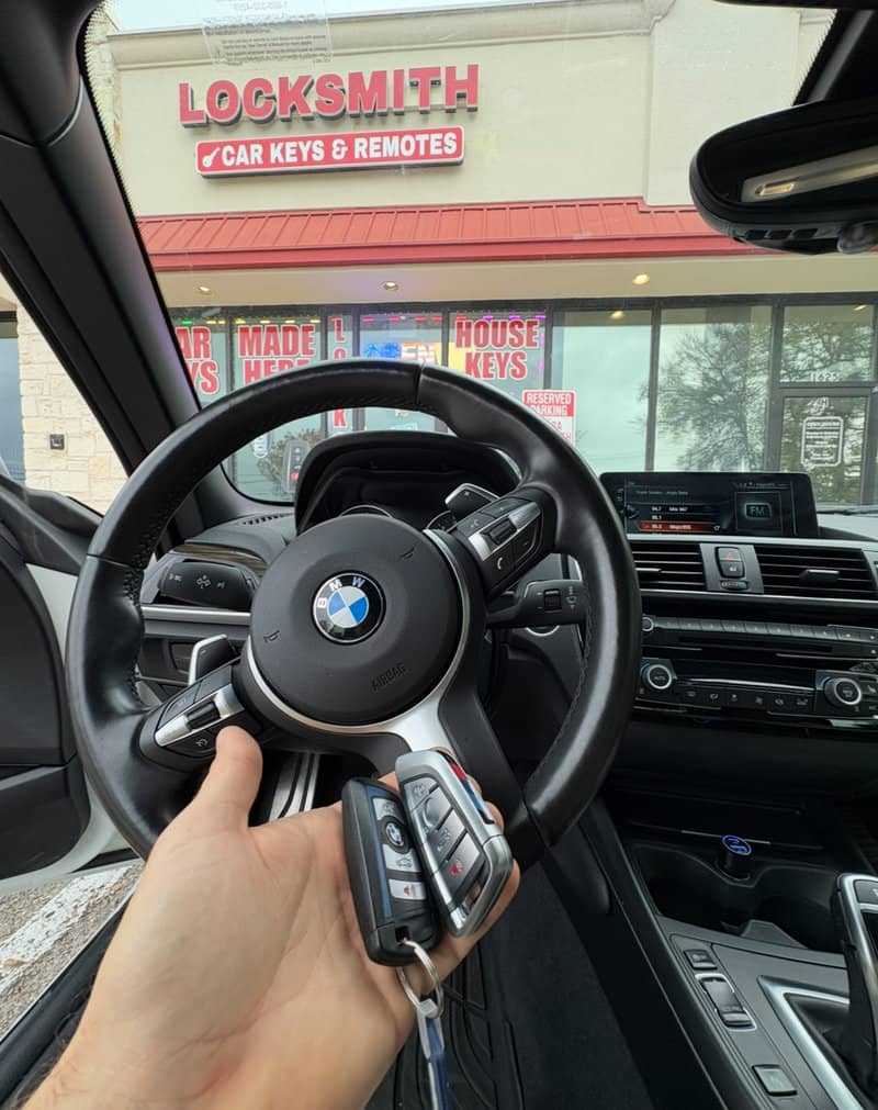 bmw new key making at locksmith shop